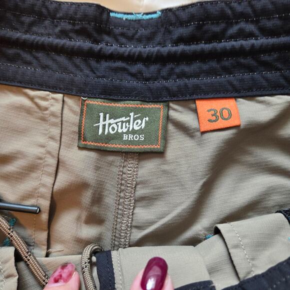 Howler Brothers Horizon Hybrid Shorts 2.0 NWT Sz 30 7.5" Length Color: Isotaupe - Picture 3 of 12